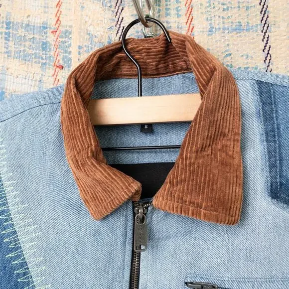 Custom upcycled carhartt detroit jacket - Picture 4 of 8